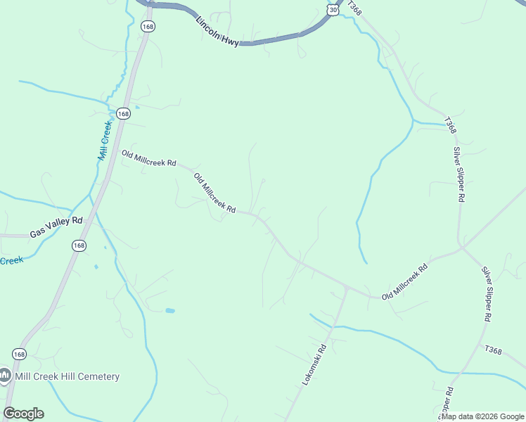 map of restaurants, bars, coffee shops, grocery stores, and more near 739 Old Millcreek Road in Hookstown