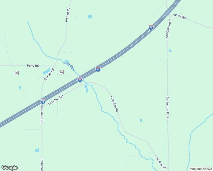 map of restaurants, bars, coffee shops, grocery stores, and more near 2922 Lost Run Road in Fredericktown