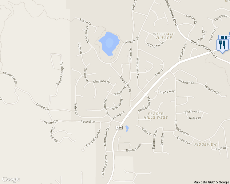 map of restaurants, bars, coffee shops, grocery stores, and more near 1956 Kildare Drive in Redding