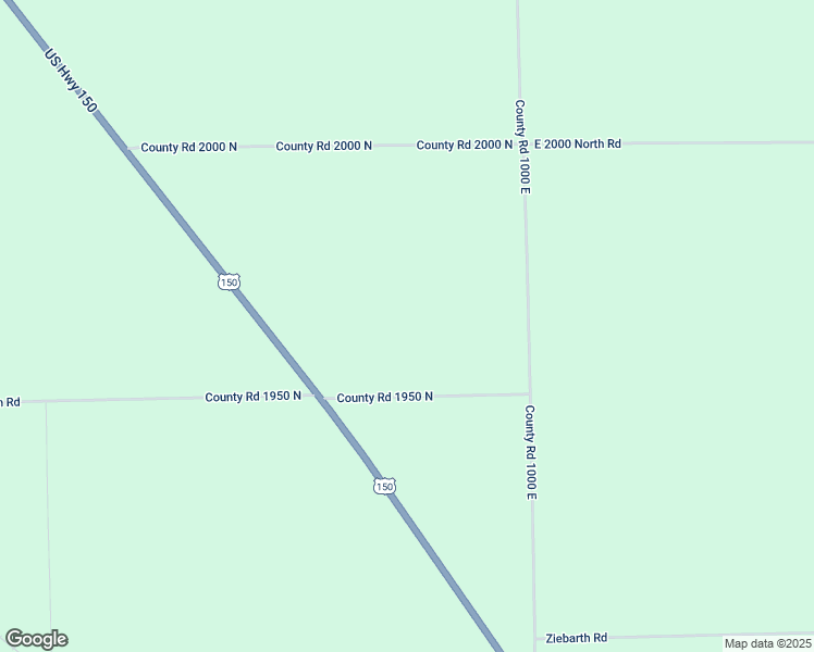 map of restaurants, bars, coffee shops, grocery stores, and more near 19203 North 1500 East Road in Hudson