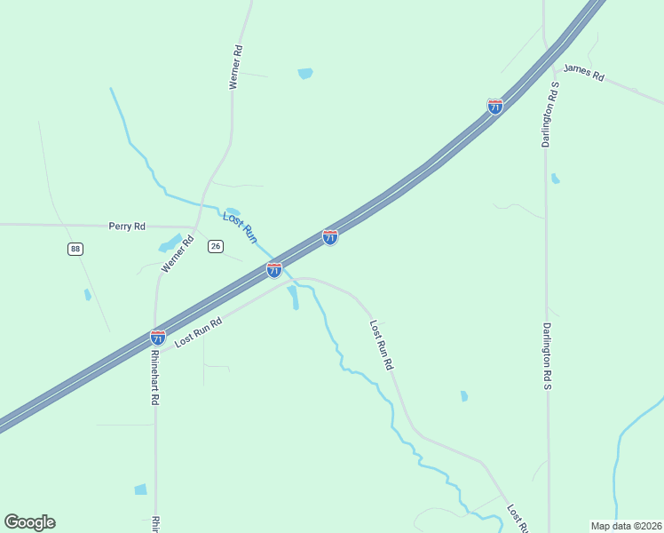map of restaurants, bars, coffee shops, grocery stores, and more near 2922 Lost Run Road in Fredericktown