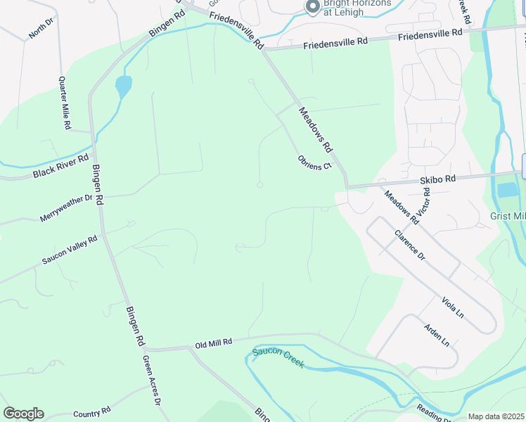 map of restaurants, bars, coffee shops, grocery stores, and more near 1761 Deer Run Road in Bethlehem