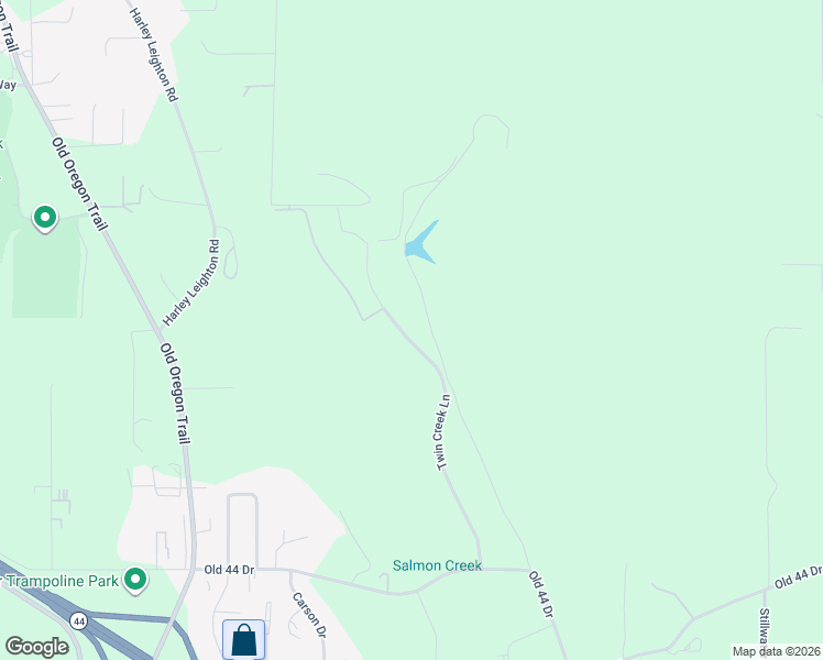 map of restaurants, bars, coffee shops, grocery stores, and more near Twin Creek Lane in Redding