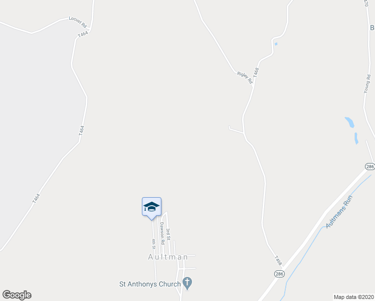 map of restaurants, bars, coffee shops, grocery stores, and more near in Aultman