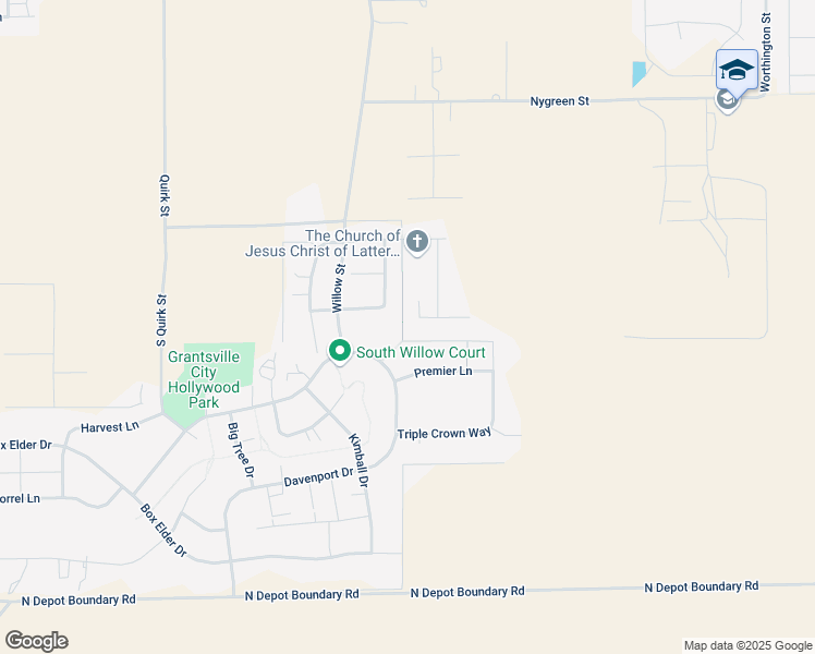 map of restaurants, bars, coffee shops, grocery stores, and more near 406 Zachary Way in Grantsville