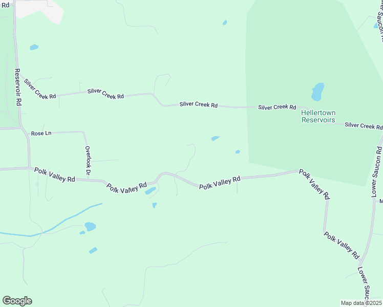 map of restaurants, bars, coffee shops, grocery stores, and more near 2341 Polk Valley Road in Hellertown