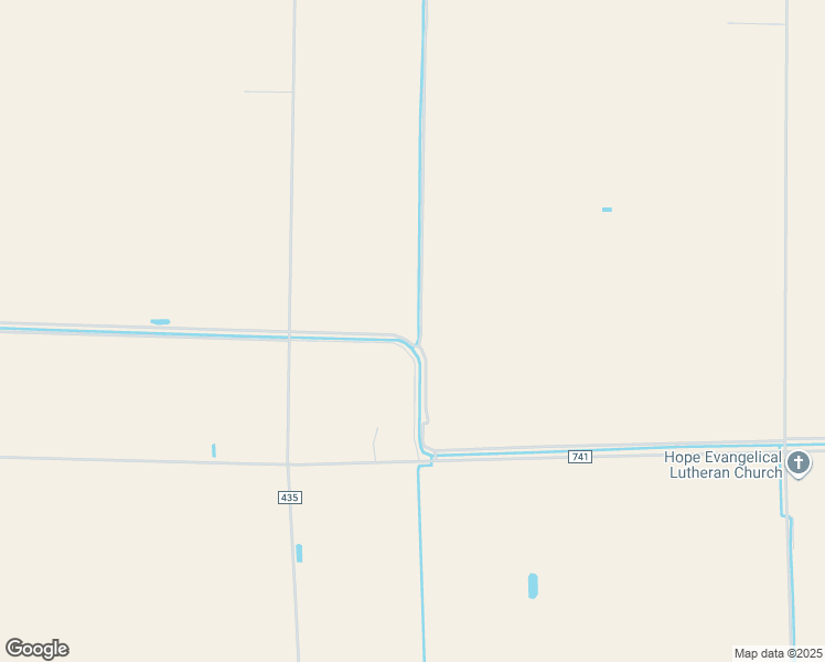 map of restaurants, bars, coffee shops, grocery stores, and more near 43507 County Road 741 in Smithfield