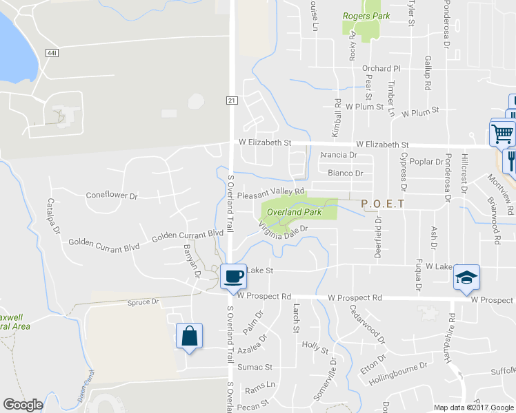 map of restaurants, bars, coffee shops, grocery stores, and more near 3008 Virginia Dale Dr in Fort Collins