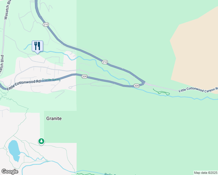 map of restaurants, bars, coffee shops, grocery stores, and more near 4110 Quarry Drive in Sandy