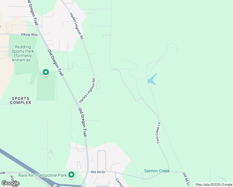 map of restaurants, bars, coffee shops, grocery stores, and more near 20496 Dir Kinder Way in Redding