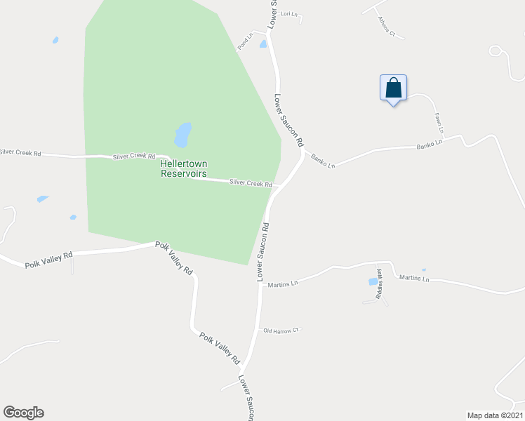 map of restaurants, bars, coffee shops, grocery stores, and more near 3460 Lower Saucon Road in Hellertown
