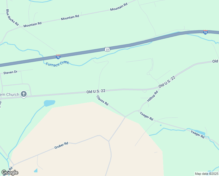 map of restaurants, bars, coffee shops, grocery stores, and more near 1927 Old U.S. 22 in Lenhartsville