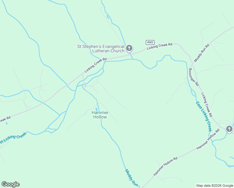 map of restaurants, bars, coffee shops, grocery stores, and more near 246 Old Camp Road in Mifflintown