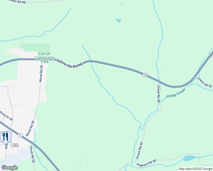map of restaurants, bars, coffee shops, grocery stores, and more near 214 Salineville Road Northeast in Carrollton