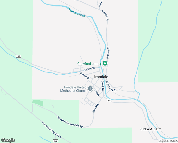 map of restaurants, bars, coffee shops, grocery stores, and more near 192 Saline Street in Irondale