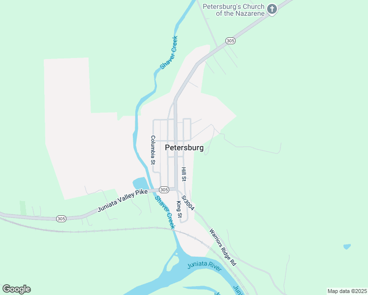 map of restaurants, bars, coffee shops, grocery stores, and more near in Petersburg