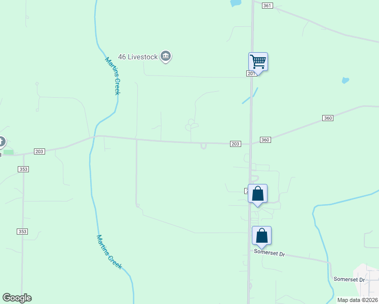 map of restaurants, bars, coffee shops, grocery stores, and more near 5660 County Road 203 in Millersburg