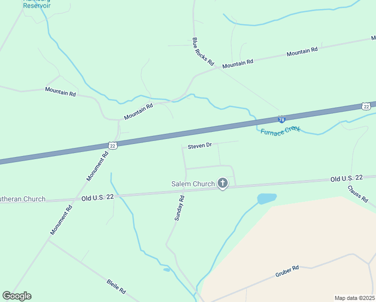 map of restaurants, bars, coffee shops, grocery stores, and more near 700 Steven Drive in Lenhartsville