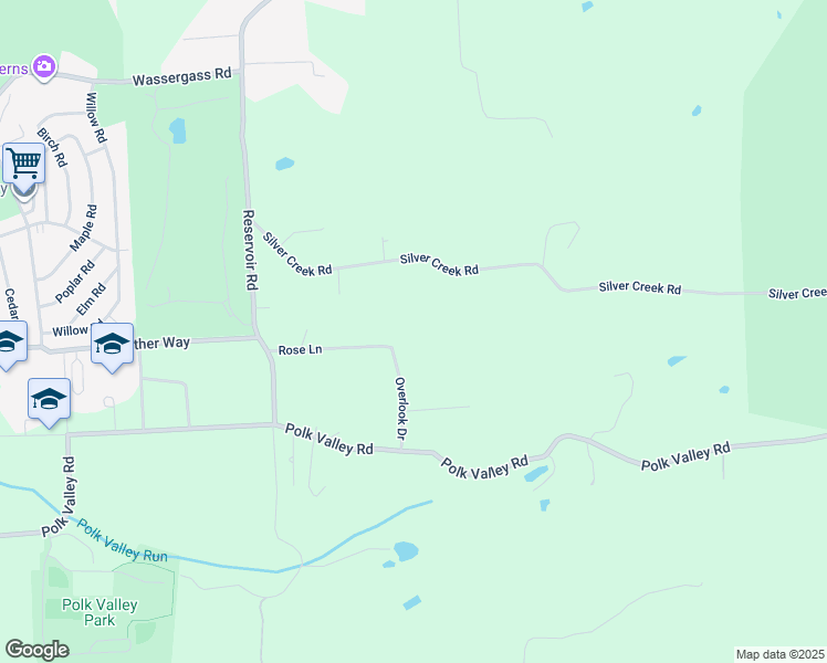 map of restaurants, bars, coffee shops, grocery stores, and more near 2225 Rose Lane in Hellertown