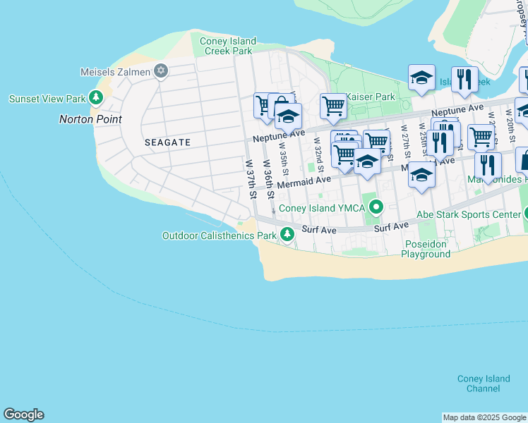 map of restaurants, bars, coffee shops, grocery stores, and more near in Brooklyn