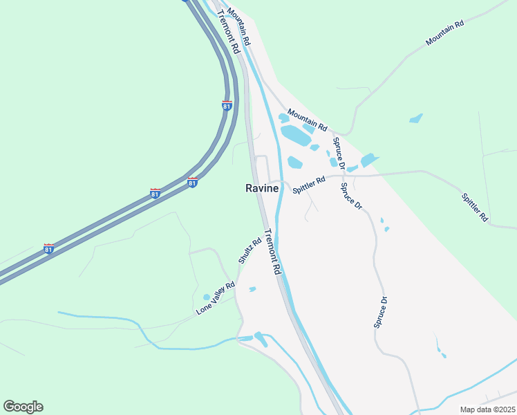 map of restaurants, bars, coffee shops, grocery stores, and more near 209 Tremont Road in Pine Grove