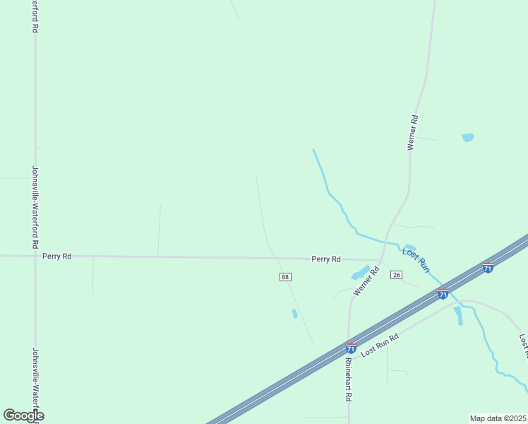 map of restaurants, bars, coffee shops, grocery stores, and more near 6065 Township Road 88 in Bellville