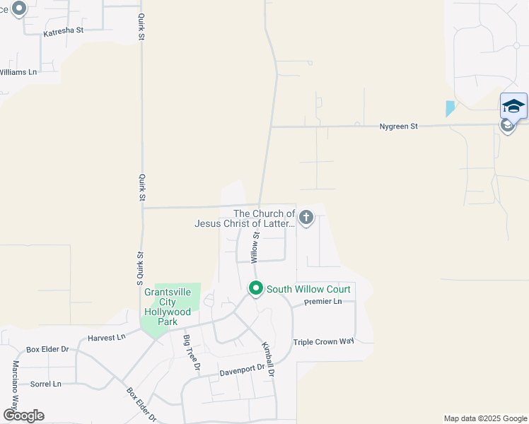 map of restaurants, bars, coffee shops, grocery stores, and more near 217 Shelley Lane in Grantsville
