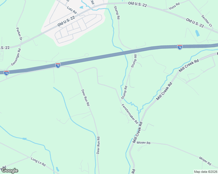 map of restaurants, bars, coffee shops, grocery stores, and more near 158 Fenstermaker Road in Kutztown