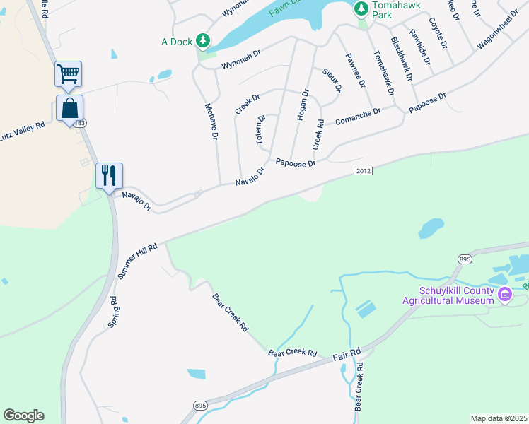 map of restaurants, bars, coffee shops, grocery stores, and more near 912 Summer Hill Road in Auburn