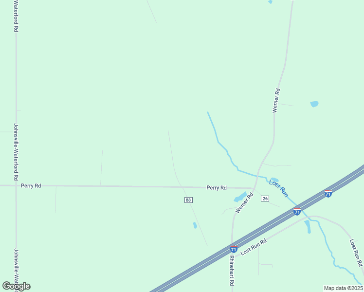 map of restaurants, bars, coffee shops, grocery stores, and more near 6065 Township Road 88 in Bellville