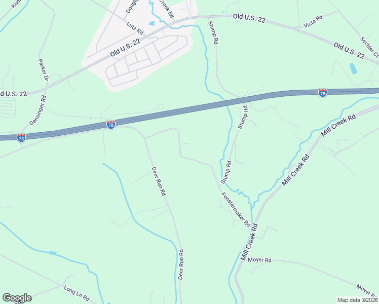 map of restaurants, bars, coffee shops, grocery stores, and more near 158 Fenstermaker Road in Kutztown