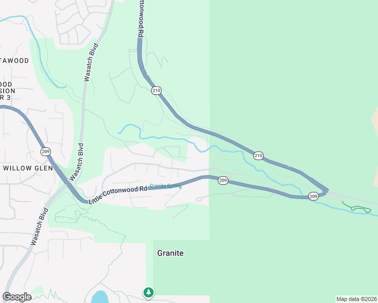 map of restaurants, bars, coffee shops, grocery stores, and more near 3853 Little Cottonwood Lane in Sandy