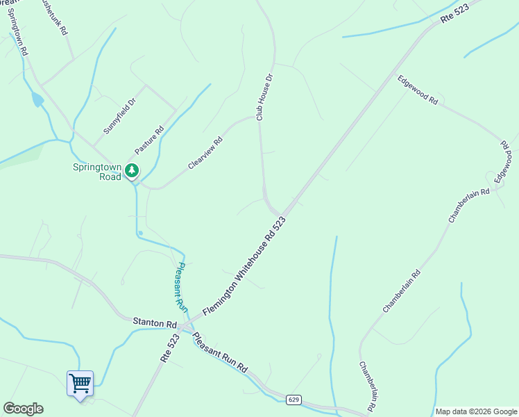 map of restaurants, bars, coffee shops, grocery stores, and more near 1 High Ridge Court in Readington Township