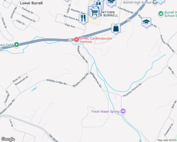 349 Wildlife Lodge Road, Lower Burrell PA Walk Score