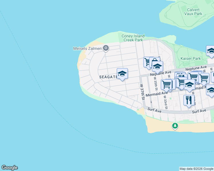 map of restaurants, bars, coffee shops, grocery stores, and more near in Brooklyn