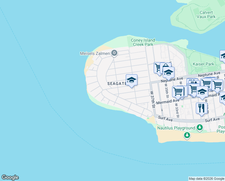 map of restaurants, bars, coffee shops, grocery stores, and more near in Brooklyn