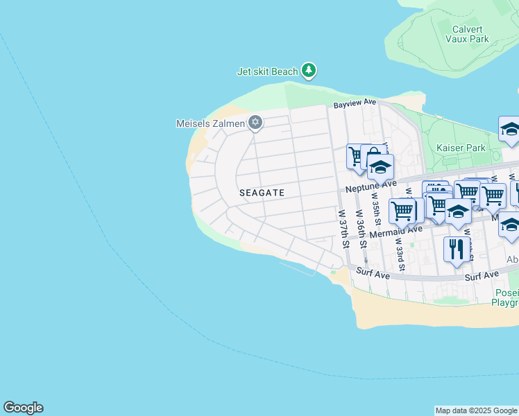 map of restaurants, bars, coffee shops, grocery stores, and more near in Brooklyn