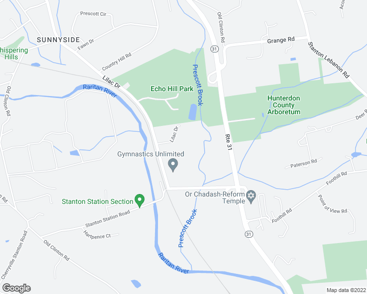 map of restaurants, bars, coffee shops, grocery stores, and more near 15 Lilac Drive in Flemington