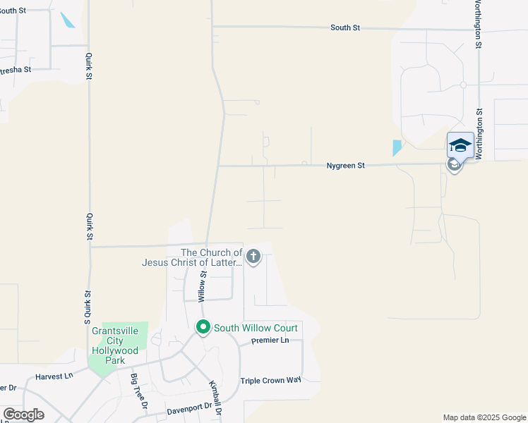 map of restaurants, bars, coffee shops, grocery stores, and more near 634 Cedar Rd in Grantsville