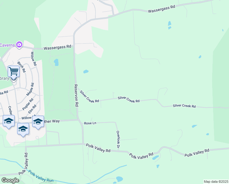 map of restaurants, bars, coffee shops, grocery stores, and more near 2223 Silver Creek Road in Hellertown
