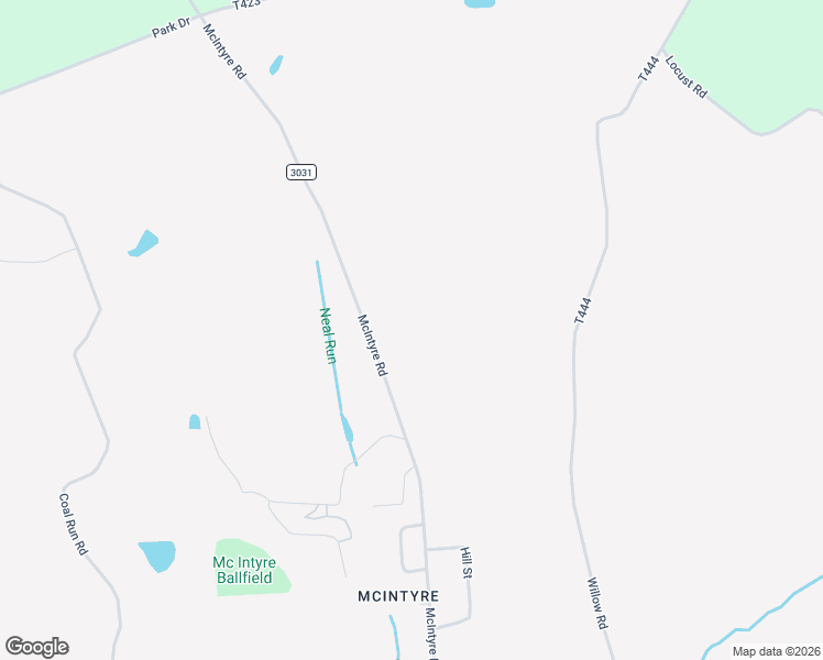 map of restaurants, bars, coffee shops, grocery stores, and more near 1921 McIntyre Road in Shelocta