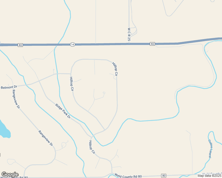 map of restaurants, bars, coffee shops, grocery stores, and more near 39663 Hilltop Circle in Severance