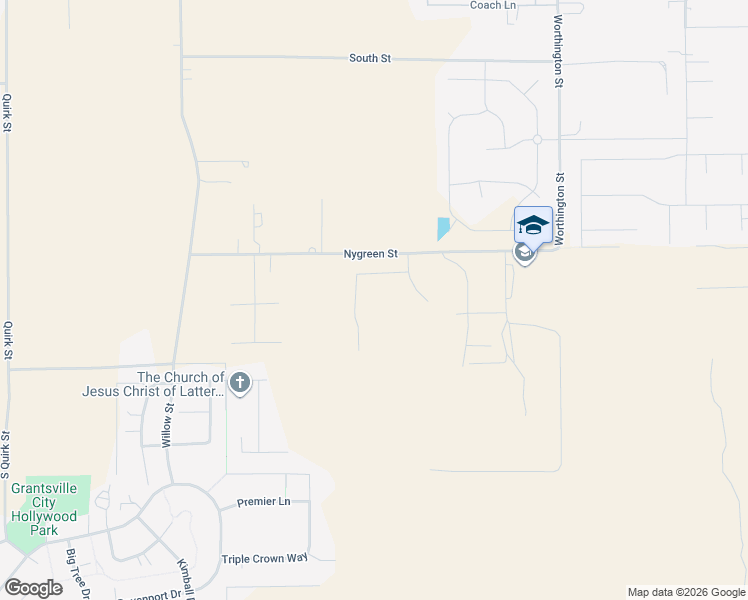 map of restaurants, bars, coffee shops, grocery stores, and more near 521 East Gilmour Street in Grantsville