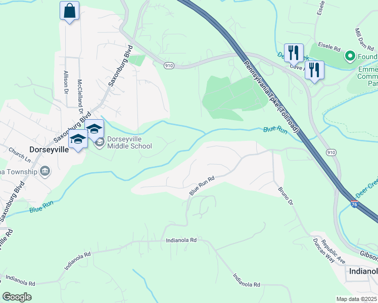 map of restaurants, bars, coffee shops, grocery stores, and more near 22 Dunraey Court in Cheswick