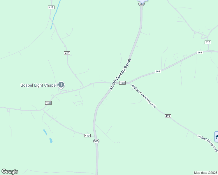 map of restaurants, bars, coffee shops, grocery stores, and more near 6201 Ohio 515 in Millersburg