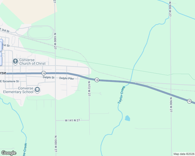 map of restaurants, bars, coffee shops, grocery stores, and more near 9335-9799 East Marion Street in Converse