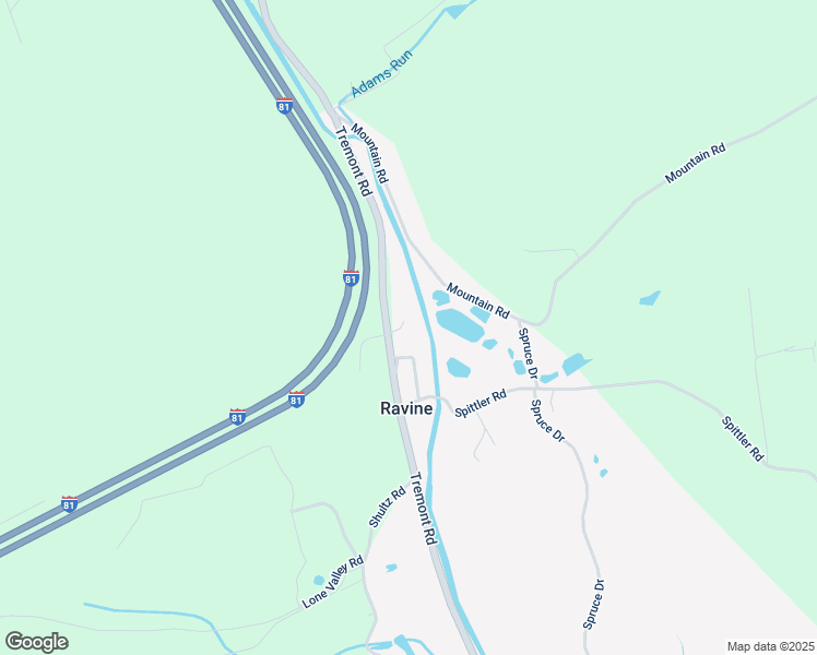 map of restaurants, bars, coffee shops, grocery stores, and more near 260 Tremont Road in Pine Grove