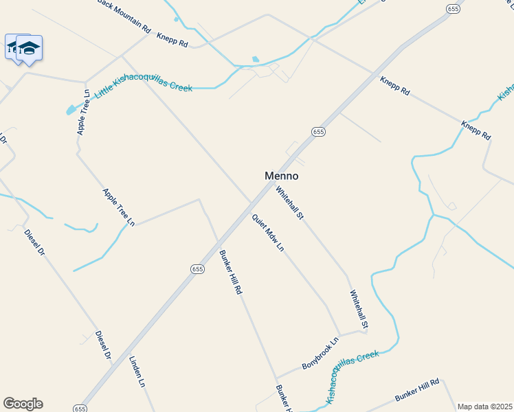 map of restaurants, bars, coffee shops, grocery stores, and more near 2384 Pennsylvania 655 in Belleville