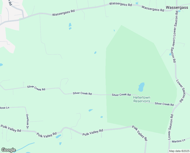 map of restaurants, bars, coffee shops, grocery stores, and more near 2347 Silver Creek Road in Hellertown