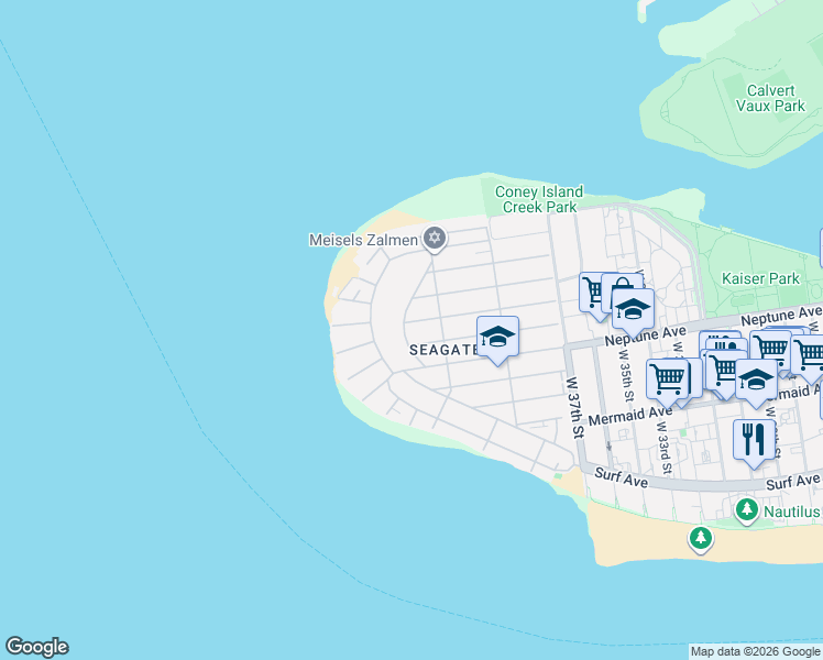 map of restaurants, bars, coffee shops, grocery stores, and more near 4208 Manhattan Avenue in Brooklyn